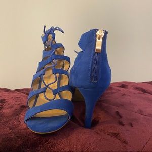 31/2 inch open toe heel